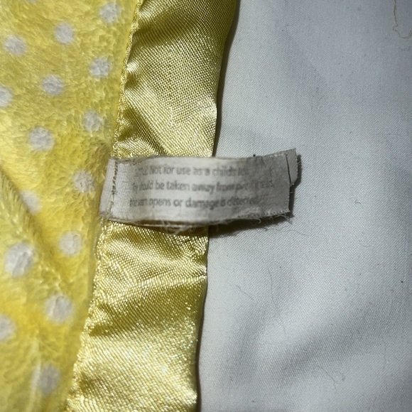 Yellow plush Duck Security Blanket baby Lovey snuggle buddy toy - Picture 3 of 4